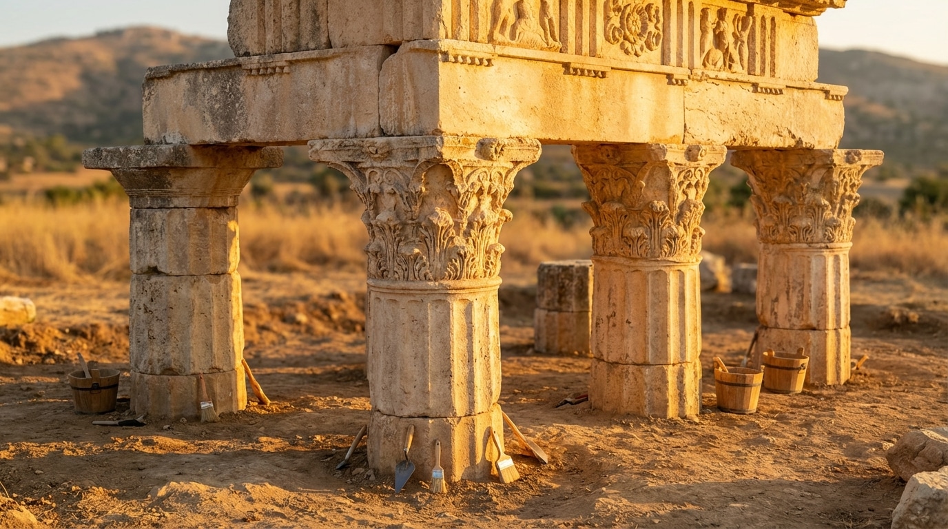 after 43 years of excavations, the ancient temple of zeus has finally been uncovered in limyra, turkey, revealing significant archaeological treasures and insights into the region's rich history.
