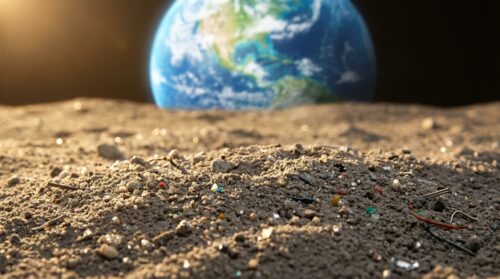 discover how earth's atmosphere impacts the moon with traces of human pollution found in lunar soil, revealing the reach of our environmental footprint beyond our planet.